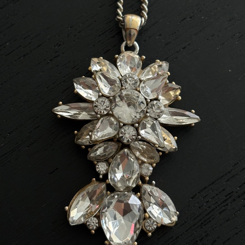 JCrew Crystal Pendant Necklace